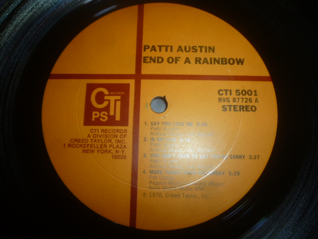 画像: PATTI AUSTIN/END OF A RAINBOW