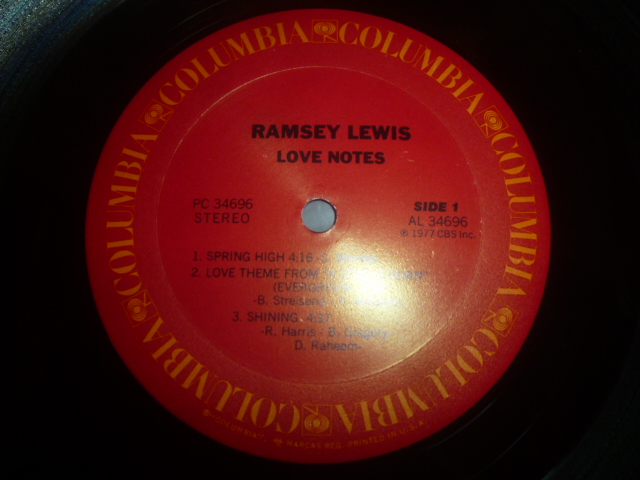 画像: RAMSEY LEWIS/LOVE NOTES