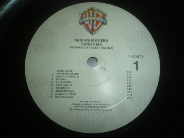 画像: MIRIAM MAKEBA/SANGOMA