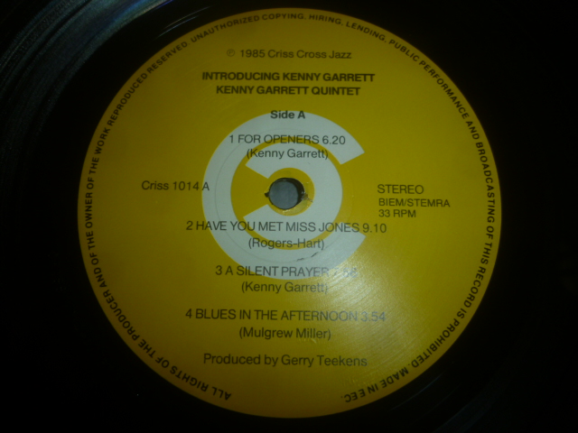 画像: KENNY GARRETT QUINTET/INTRODUCING