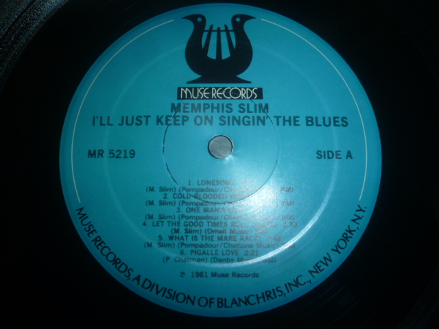 画像: MEMPHIS SLIM/I'LL JUST KEEP ON SINGIN' THE BLUES