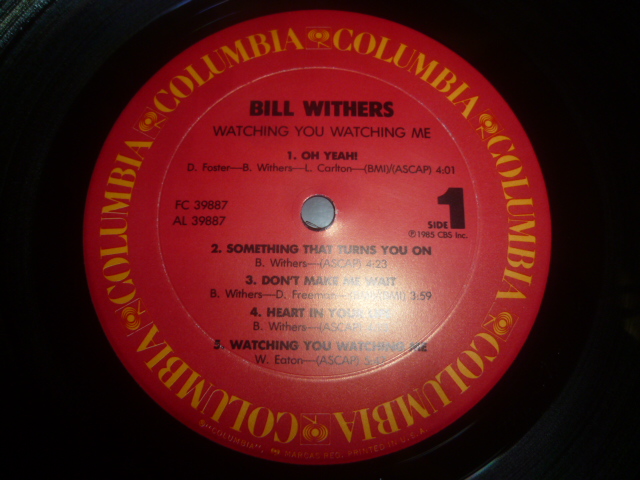 画像: BILL WITHERS/WATCHING YOU WATCHING ME