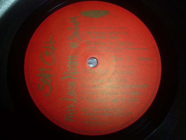 画像: SOFT CELL/THIS LAST NIGHT IN SODOM