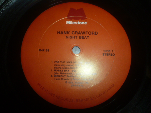 画像: HANK CRAWFORD/NIGHT BEAT