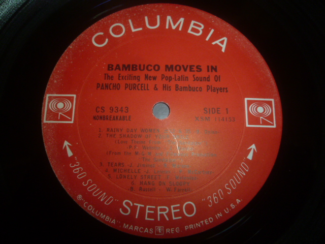 画像: PANCHO PURCELL & HIS BAMBUCO PLAYERS/BAMBUCO MOVES IN