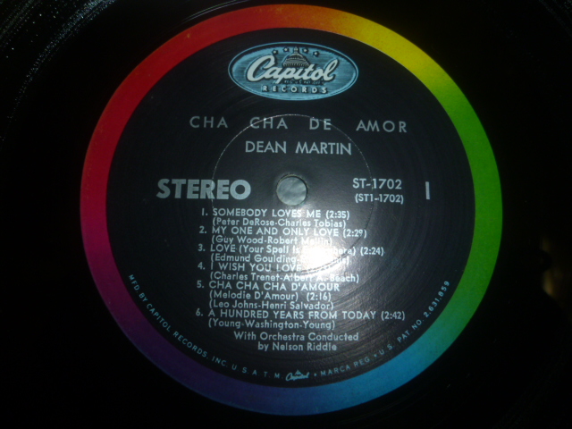画像: DEAN MARTIN/CHA CHA DE AMOR