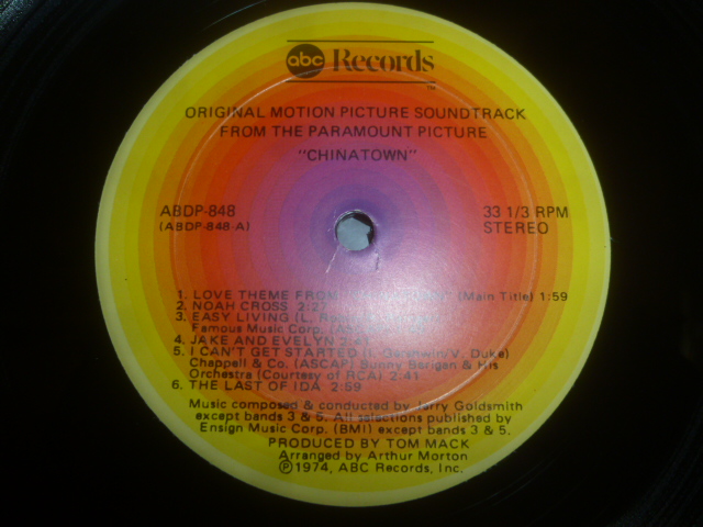 画像: OST/CHINATOWN