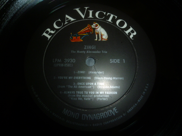 画像: MONTY ALEXANDER TRIO/ZING!