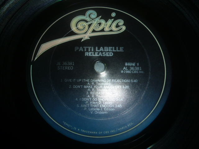 画像: PATTI LABELLE/RELEASED