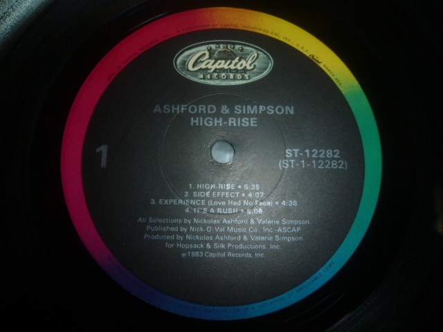 画像: ASHFORD & SIMPSON/HIGH-RISE