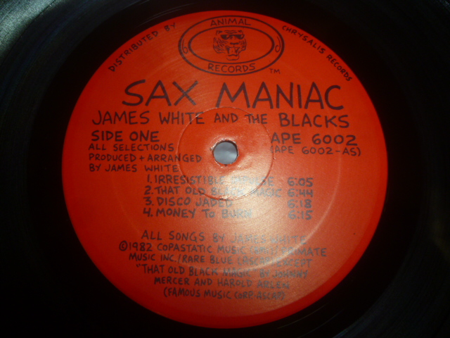画像: JAMES WHITE & THE BLACKS/SAX MANIAC