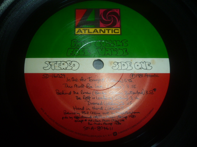 画像: PHIL COLLINS/FACE VALUE