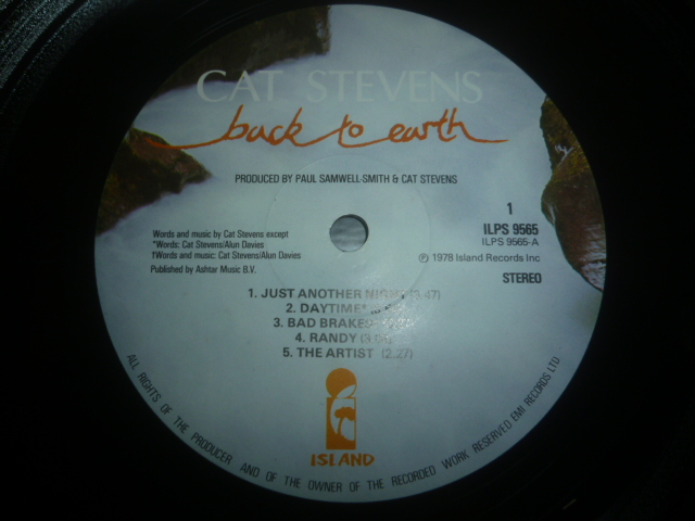 画像: CAT STEVENS/BACK TO EARTH