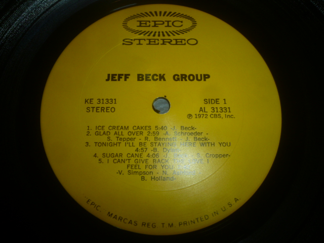 画像: JEFF BECK GROUP/SAME