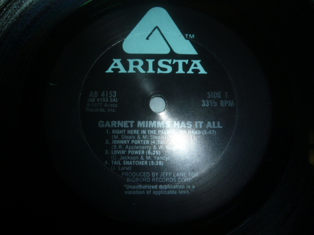 画像: GARNET MIMMS/HAS IT ALL