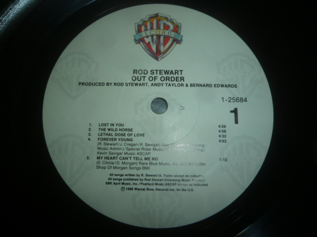 画像: ROD STEWART/OUT OF ORDER