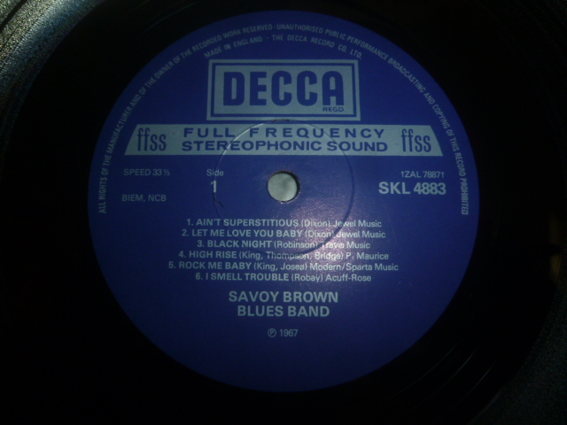 画像: SAVOY BROWN BLUES BAND/SAME