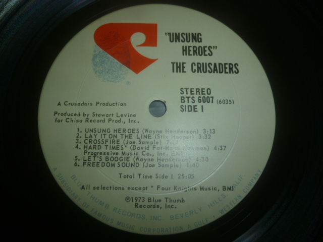 画像: CRUSADERS/UNSUNG HEROES