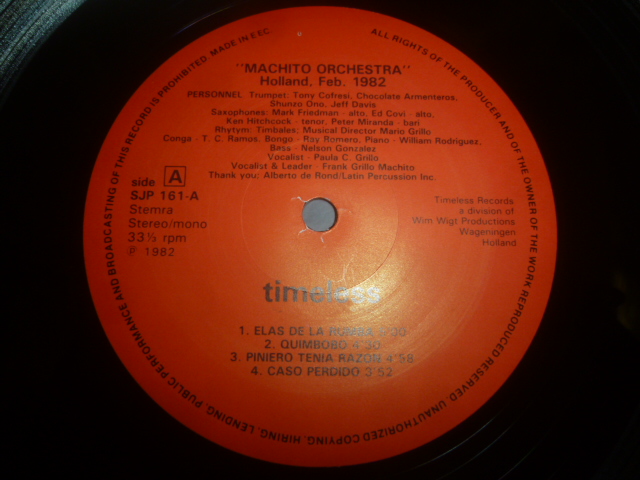 画像: MACHITO & HIS SALSA BIG BAND/1982