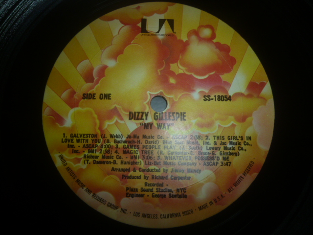 画像: DIZZY GILLESPIE/IT'S MY WAY