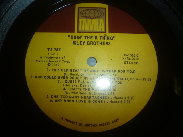 画像: ISLEY BROTHERS/DOIN' THEIR THING