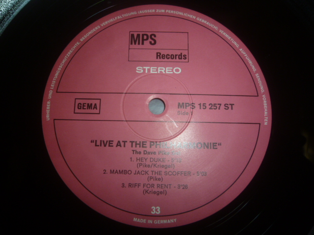 画像: DAVE PIKE SET/LIVE AT THE PHILHARMONIE