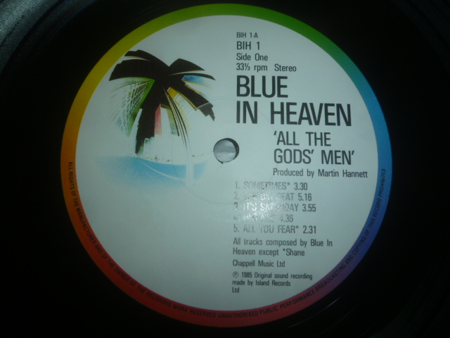 画像: BLUE IN HEAVEN/ALL THE GOD'S MEN