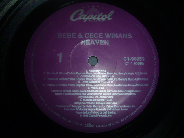 画像: BEBE & CECE WINANS/HEAVEN