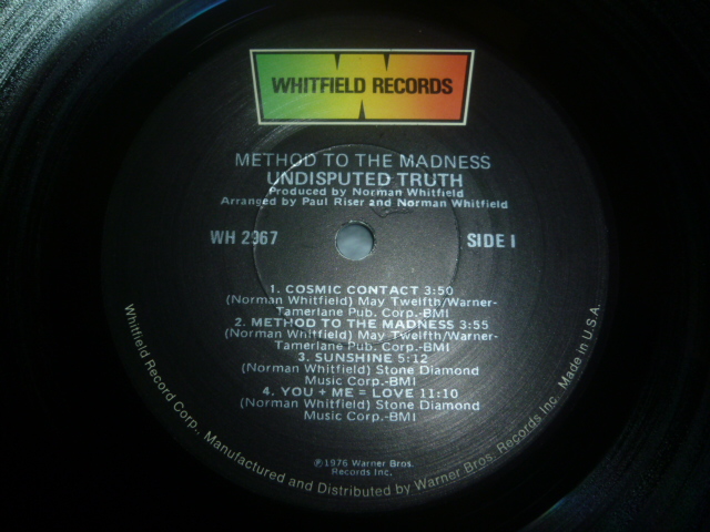 画像: UNDISPUTED TRUTH/METHOD TO THE MADNESS