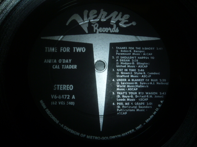 画像: ANITA O'DAY & CAL TJADER/TIME FOR TWO