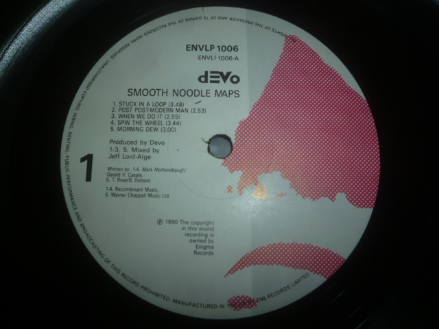 画像: DEVO/SMOOTH NOODLE MAPS
