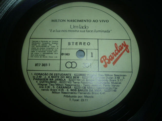 画像: MILTON NASCIMENTO/AO VIVO