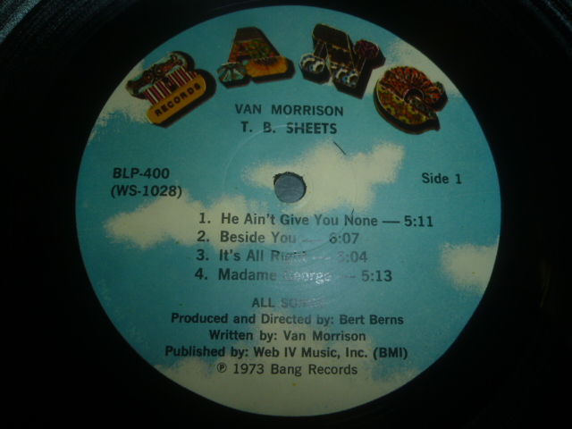 画像: VAN MORRISON/T.B. SHEETS