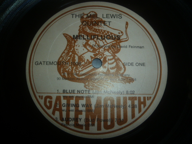 画像: MEL LEWIS QUINTET/MELLIFLUOUS