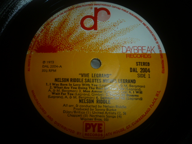 画像: NELSON RIDDLE/VIVA LEGRAND!