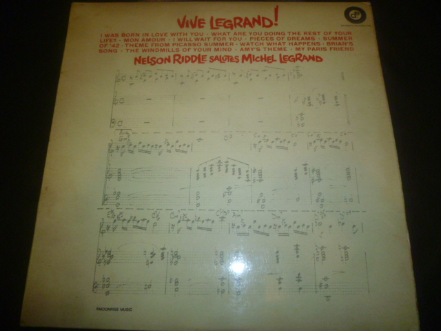 画像1: NELSON RIDDLE/VIVA LEGRAND!