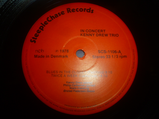 画像: KENNY DREW TRIO/IN CONCERT