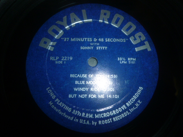 画像: SONNY STITT/37 MINUTES AND 48 SECONDS
