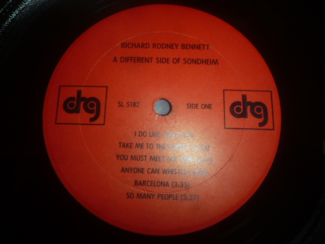 画像: RICHARD RODNEY BENNETT/A DIFFERENT SIDE OF SONDHEIM