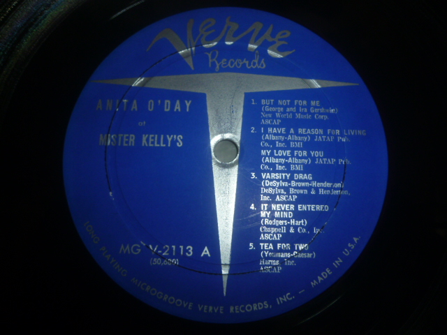 画像: ANITA O'DAY/AT MISTER KELLY'S