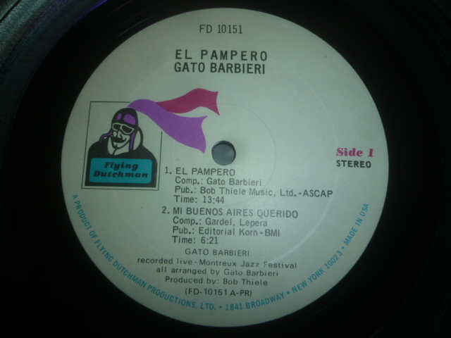 画像: GATO BARBIERI/EL PAMPERO