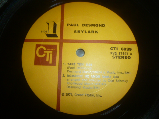 画像: PAUL DESMOND/SKYLARK