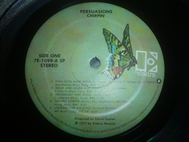 画像: PERSUASIONS/CHIRPIN'