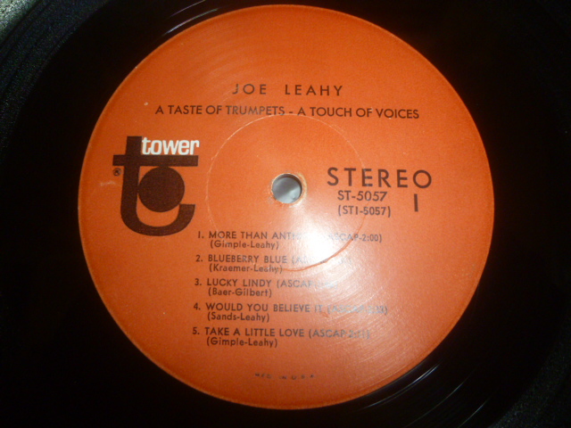 画像: JOE LEAHY/A TASTE OF TRUMPETS, A TOUCH OF VOICES