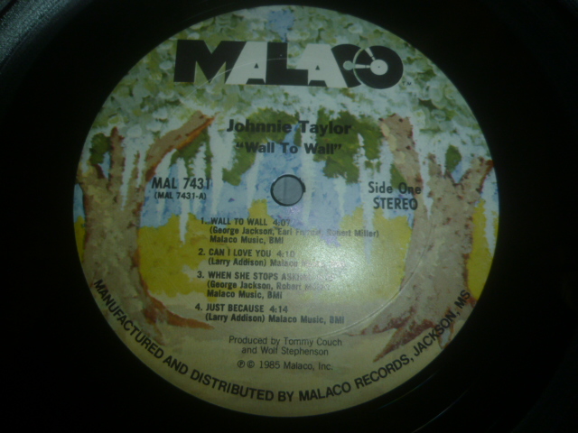 画像: JOHNNIE TAYLOR/WALL TO WALL