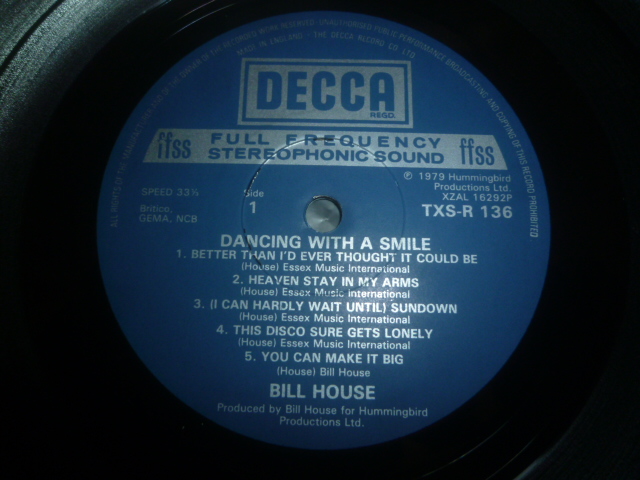 画像: BILL HOUSE/DANCING WITH A SMILE