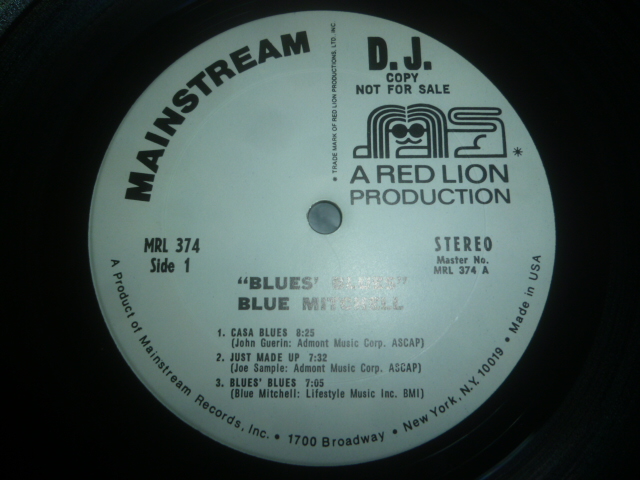 画像: BLUE MITCHELL/BLUES' BLUES