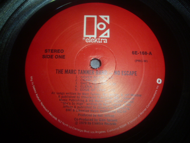 画像: MARC TANNER BAND/NO ESCAPE