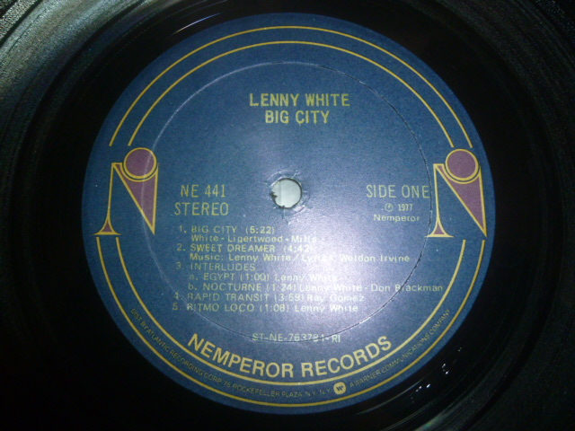 画像: LENNY WHITE/BIG CITY