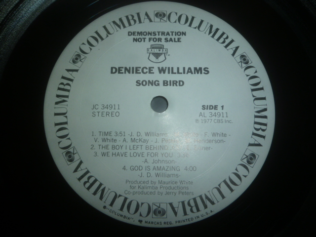 画像: DENIECE WILLIAMS/SONG BIRD